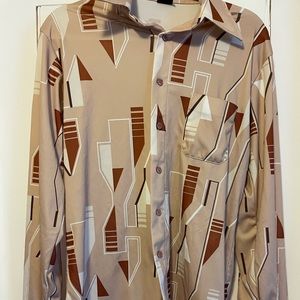 vintage sz. 10 polyester shirt - perfect  condition